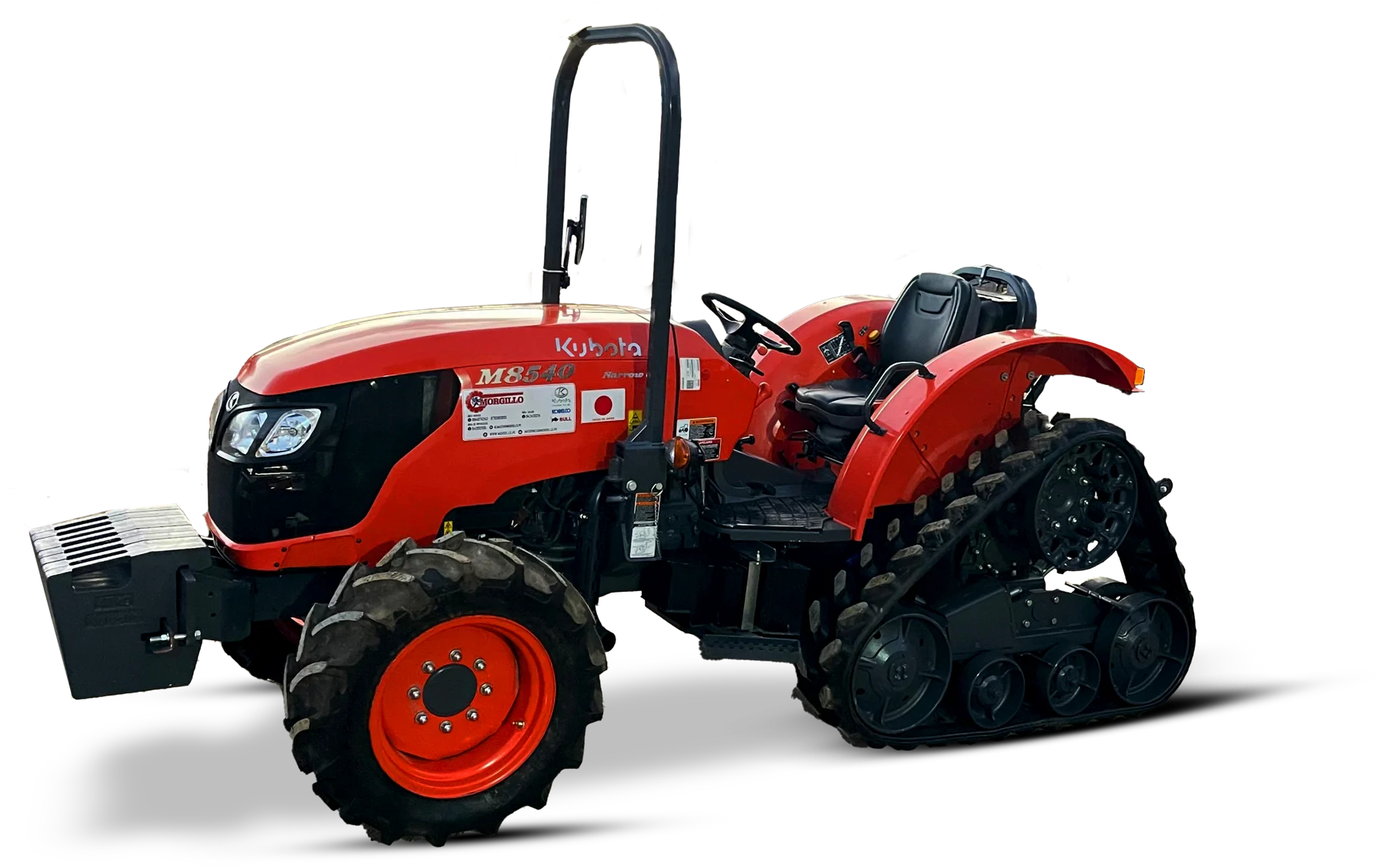 Tractor Kubota M8540N Power Crawler — vista general