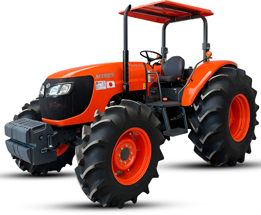 Tractor Kubota M108S — vista general