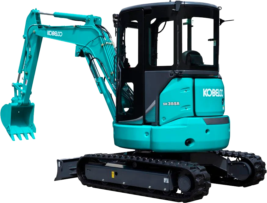 Miniexcavadora Kobelco SK35SR — vista general