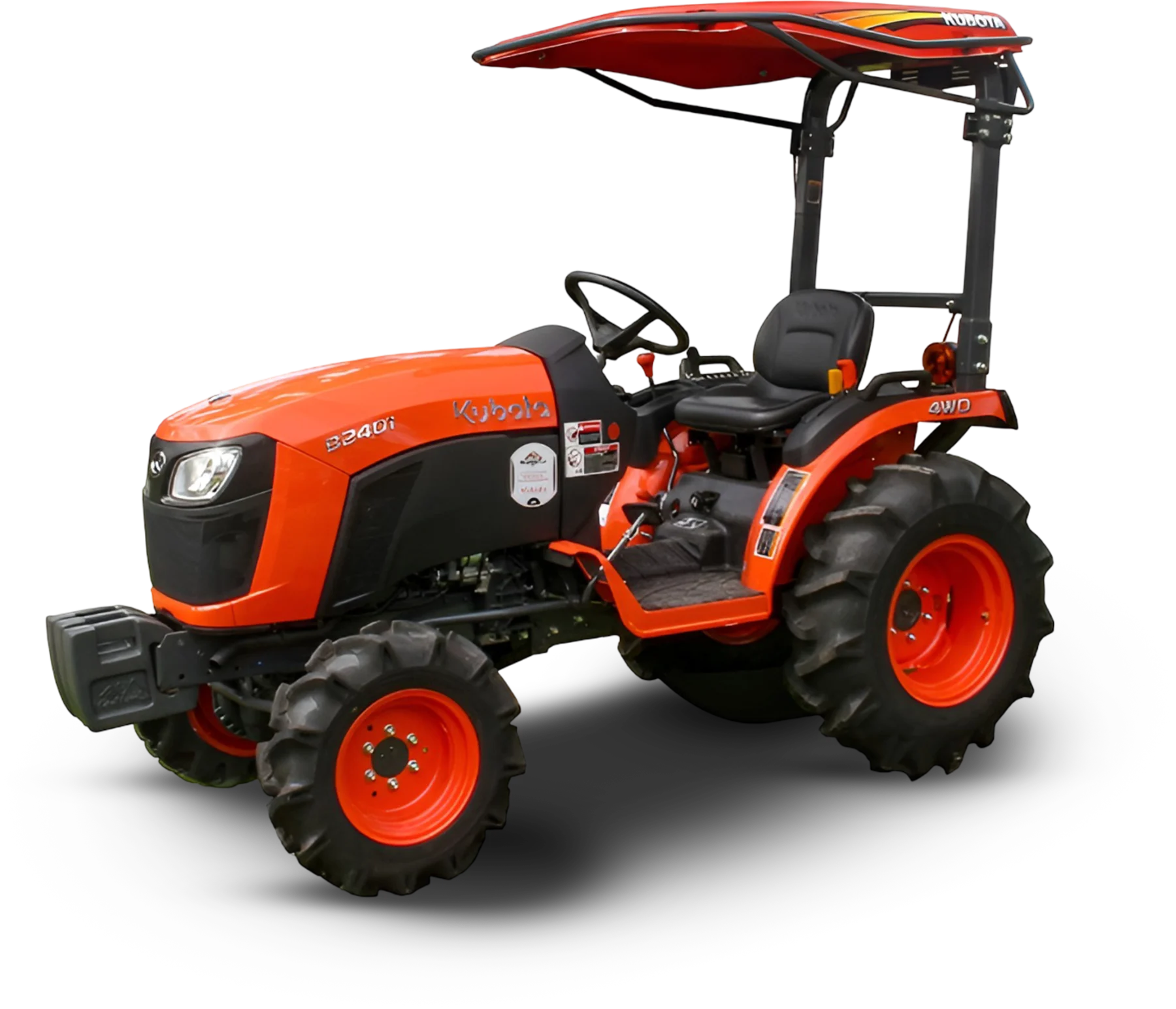 Tractor compacto Kubota B2401D — vista general