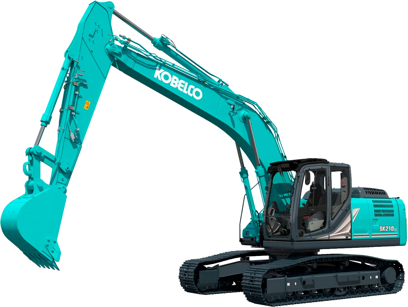 Excavadora Kobelco SK210 — vista general